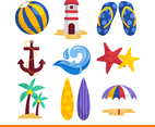 Summer Beach Icon Collection