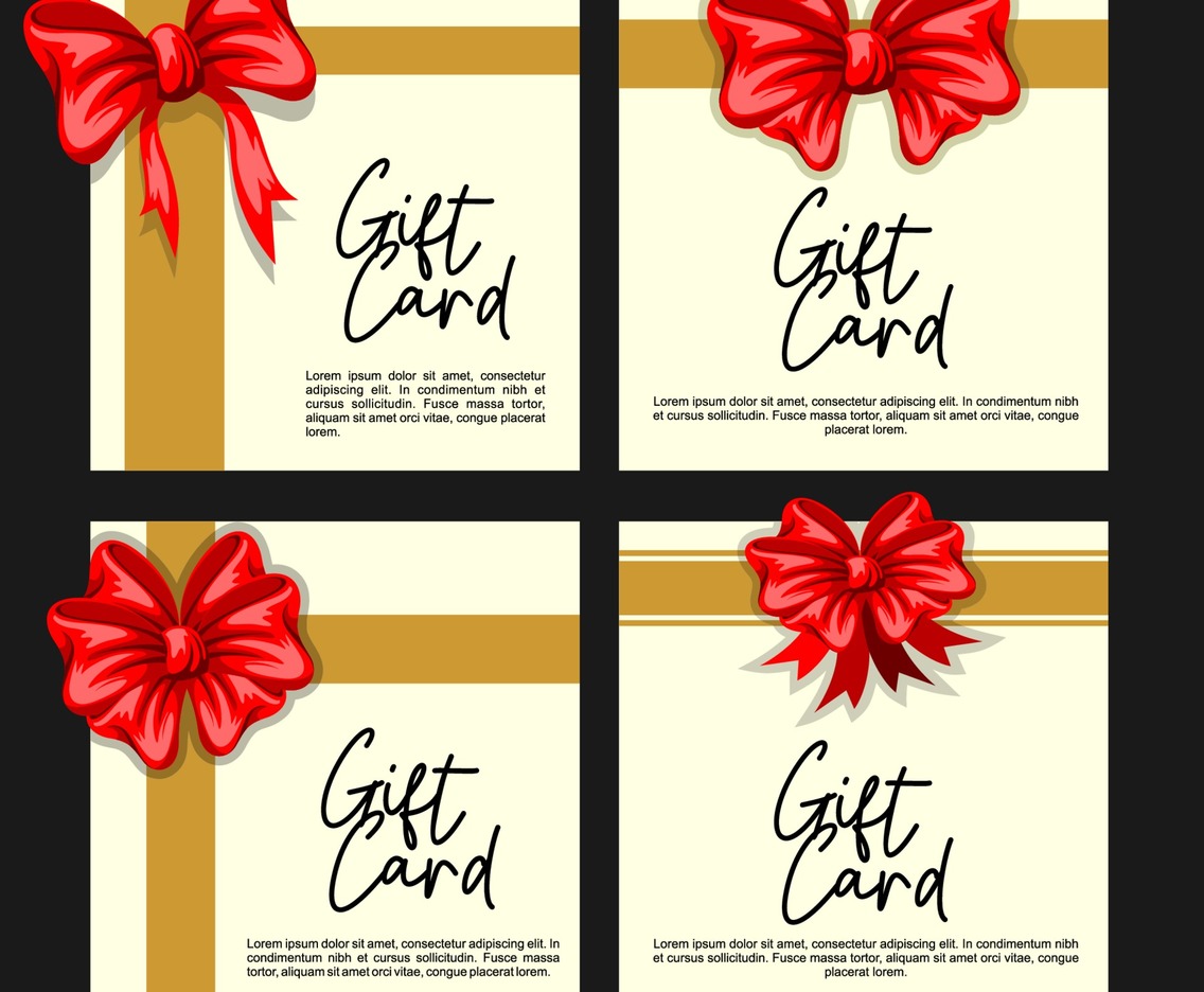 Gift Card Design Template
