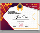 School Certificate of Appreciation Design Template