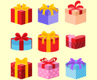 Gift Box Icon Set