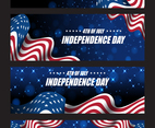 Set of 4th Of July Independence Day Cards