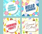 Summer Card Design Collection