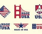 Made in USA Badges