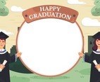 Happy Graduation in The Park Template Concept