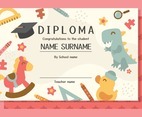 Cute and Fun School Certificate Template