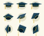 Hat Graduation Icon Collection