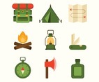 Set of Camping Icons