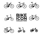 Bike Icon Collection Set
