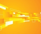 Flowing Yellow Rectangle Background