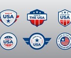 Logo Set of Made in USA
