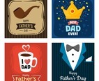 Set of Fathers Day Cards