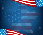 Beauty American Flag Background