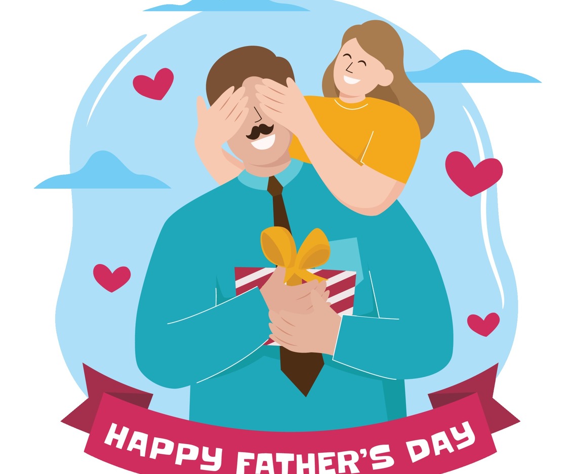Happy Father's Day Illustration Concept