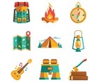 Summer Camp Icons Collection