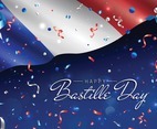 Happy Bastille Day Background