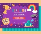 Kids School Certificate Template