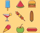 Summer Food Icon Collection