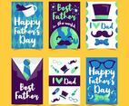 Set of Greeting Cards for Father's Day