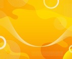 Yellow Fluid Gradient Abstract Background