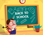 Back to School Children Illustration Background