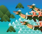 Dragon Boat Festival Celebration Concept