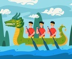 Dragon Boat Festival Background