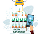 Drone Gardening Technology