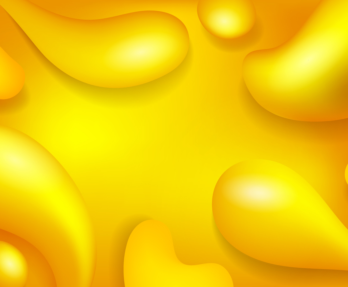 Abstract Fluid Yellow Background