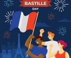 Bastille Day Background Concept