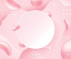 Pink 3D Shape Background