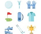 Set of Golf Icons