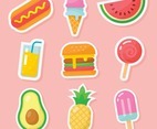 Summer Food Sticker Collection