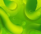 Abstract Green Fluid Background