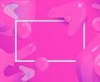 Abstract Fluid Pink Background