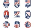 Made in USA Badges Collection