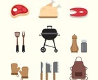 Set of BBQ Icons