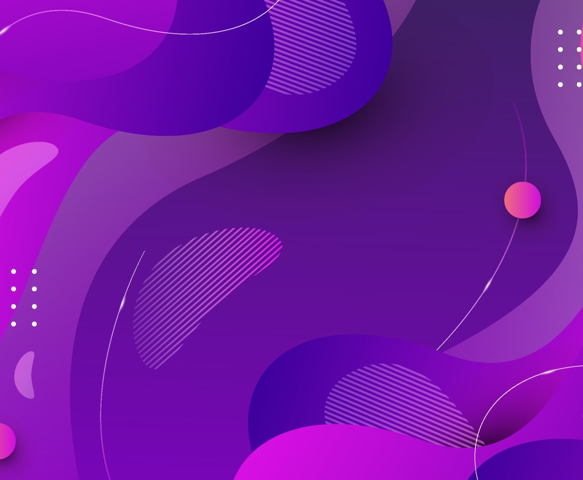 Abstract Wavy Background in Purple Color