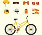 Set of Bike Icons