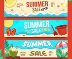 Set of Summer Sale Banners