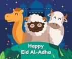 Happy Eid Al-Adha Mubarak Celebration