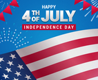 Fourth of July Independence Day American Flag Background Design