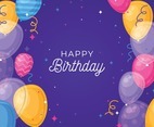 Birthday Party Balloon Background