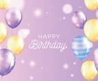 Happy Birthday Colorful Background