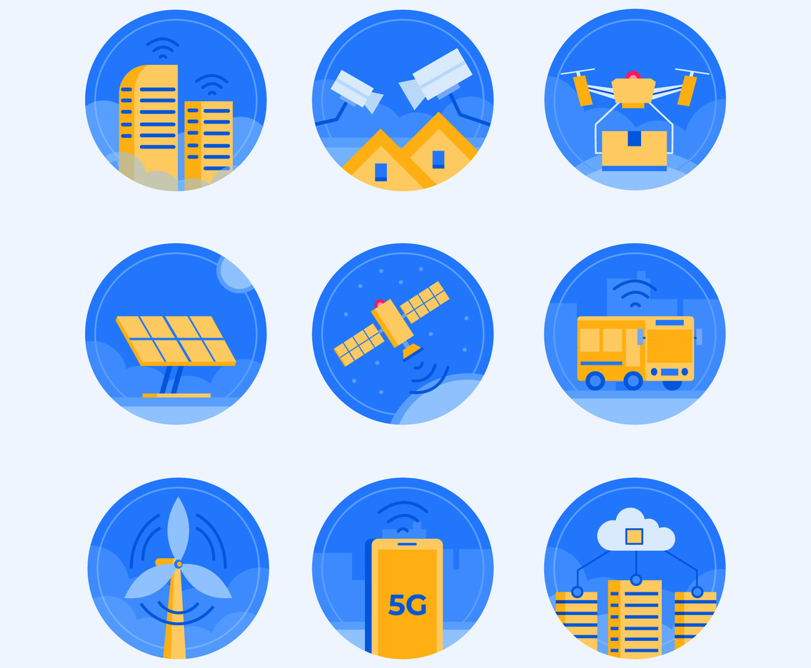 Smart City Icon Set