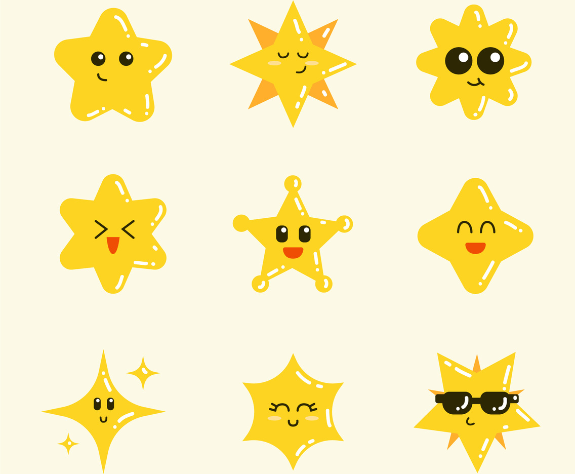 Cute Star Icon Collection