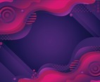 Dynamic Purple Background Waves