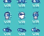Virtual Reality Logo Template Set