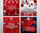 Happy Canada Day Card Concept