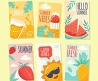 Cute Summer Cards collection