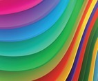 Wave Colorful Abstract Background